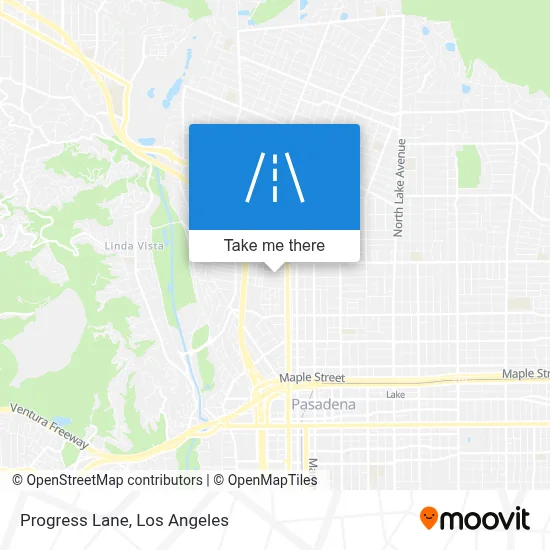 Progress Lane map