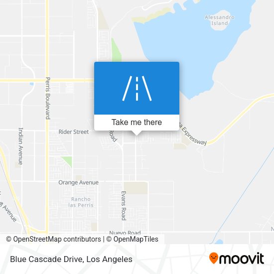 Blue Cascade Drive map