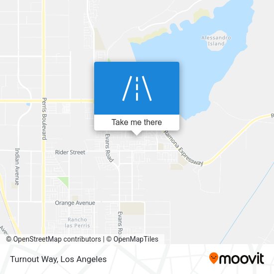 Mapa de Turnout Way