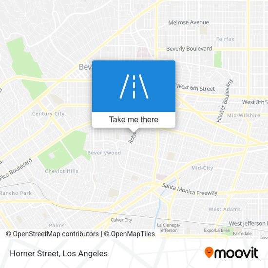 Mapa de Horner Street