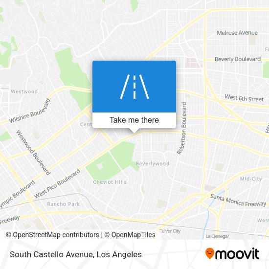 South Castello Avenue map