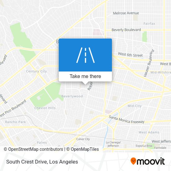 South Crest Drive map
