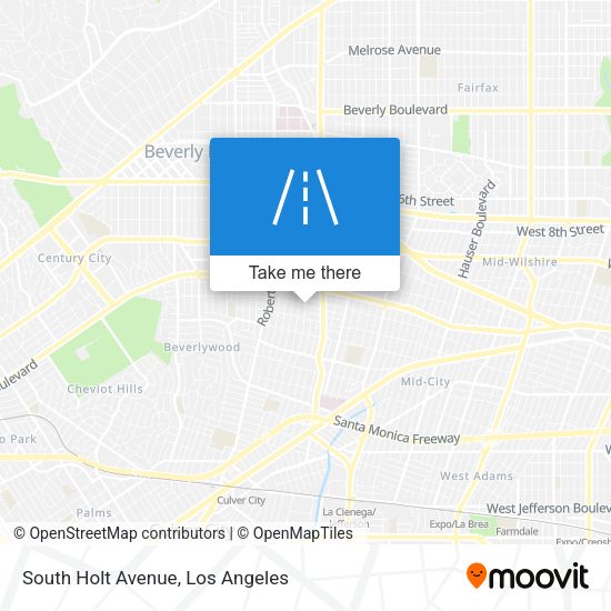 South Holt Avenue map
