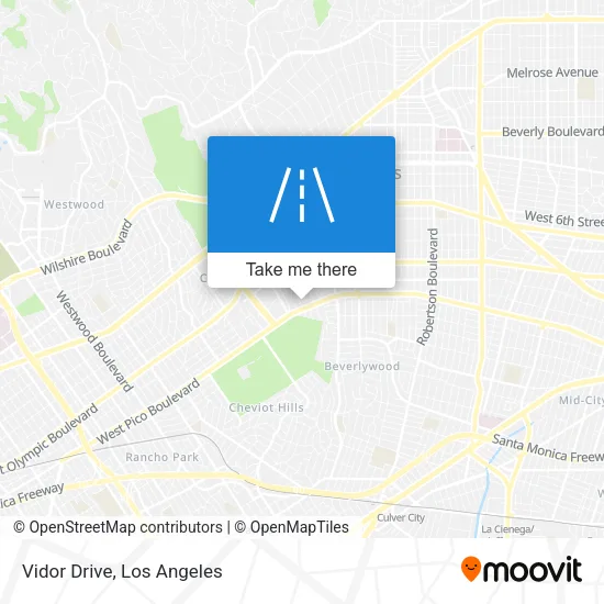 Vidor Drive map