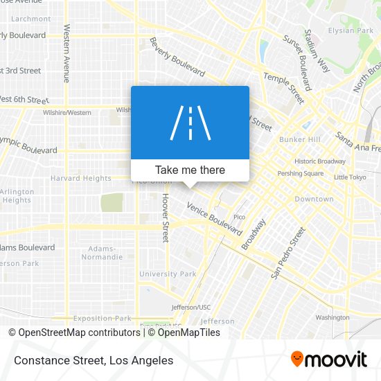 Constance Street map