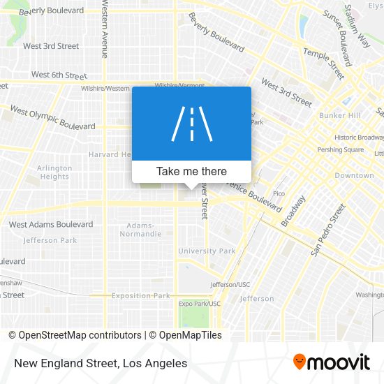 Mapa de New England Street