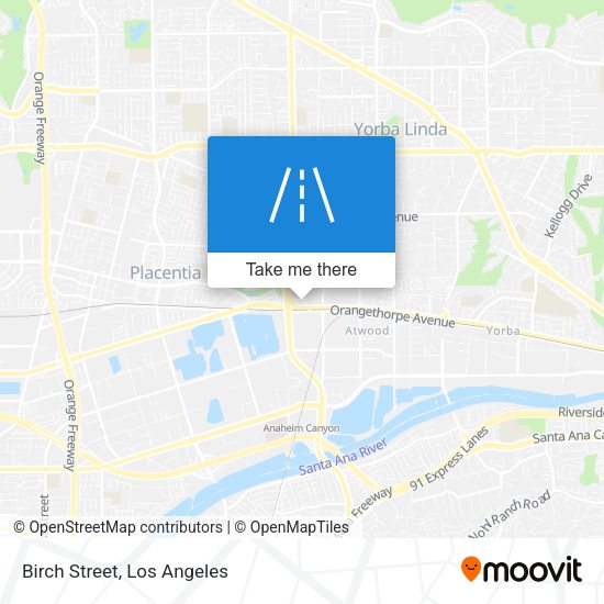 Mapa de Birch Street