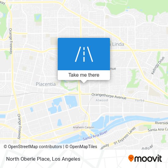 North Oberle Place map