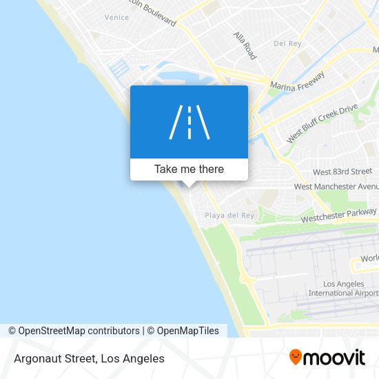 Mapa de Argonaut Street