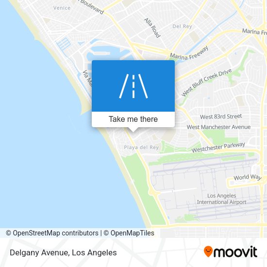 Delgany Avenue map