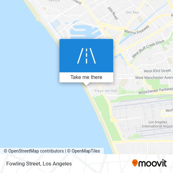 Mapa de Fowling Street