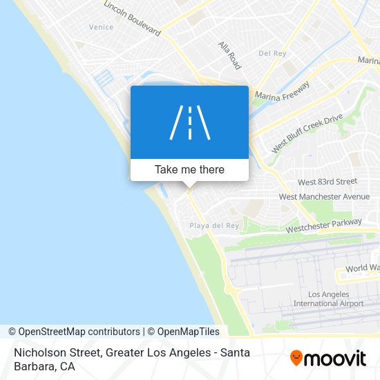 Nicholson Street map