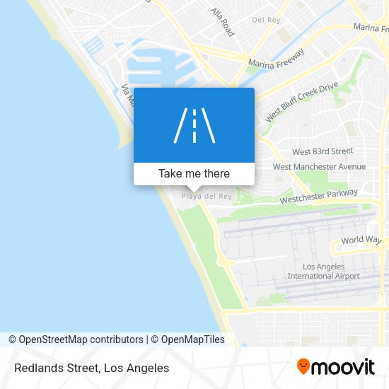 Mapa de Redlands Street