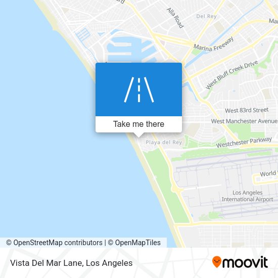 Vista Del Mar Lane map