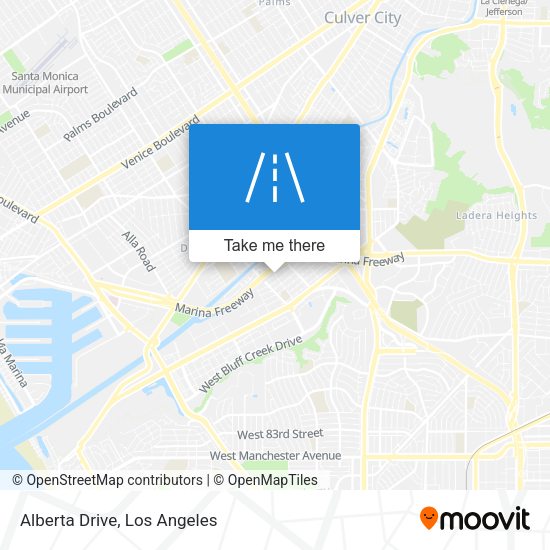 Mapa de Alberta Drive