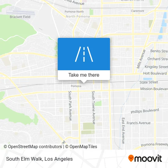 South Elm Walk map