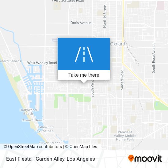 East Fiesta - Garden Alley map
