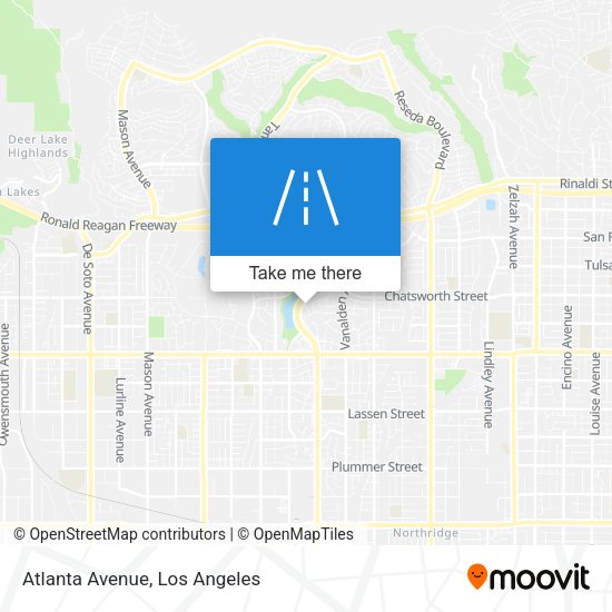 Atlanta Avenue map