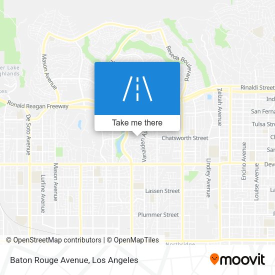 Mapa de Baton Rouge Avenue