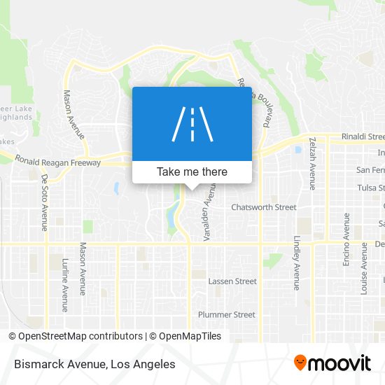 Mapa de Bismarck Avenue