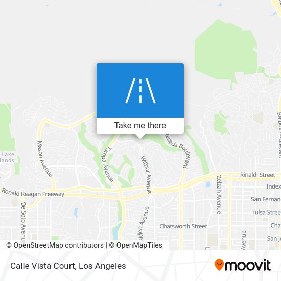Calle Vista Court map