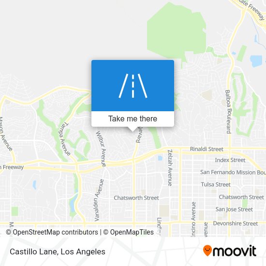 Mapa de Castillo Lane
