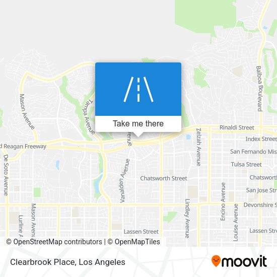 Mapa de Clearbrook Place