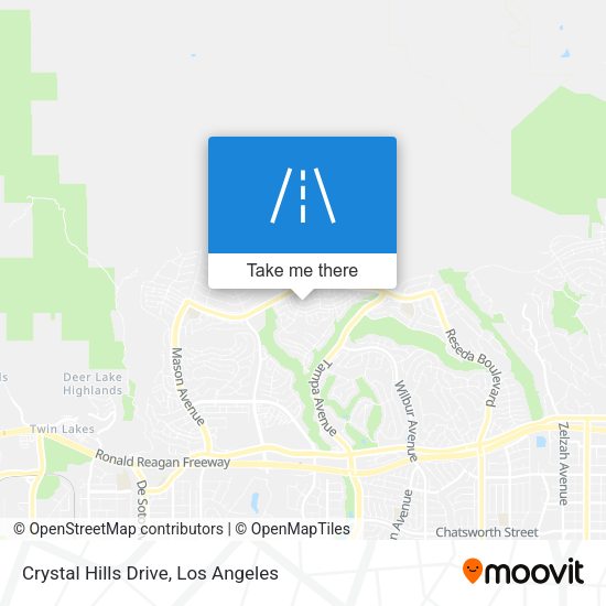 Crystal Hills Drive map