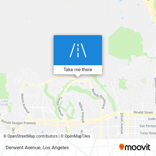 Derwent Avenue map