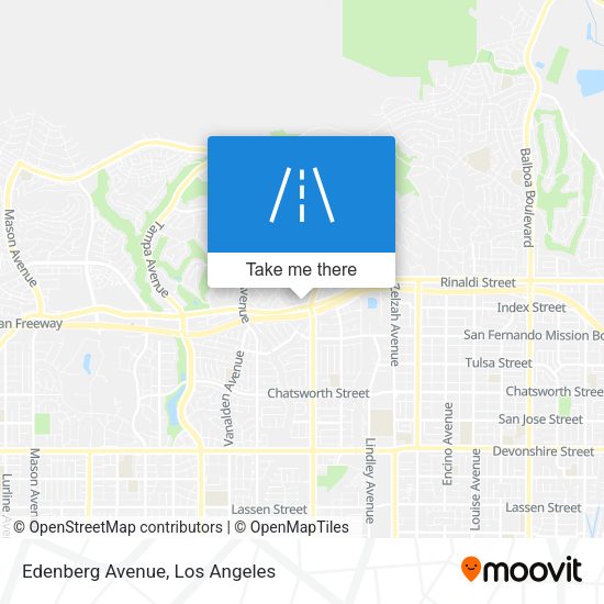 Edenberg Avenue map