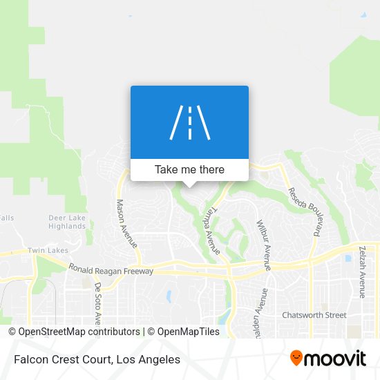 Falcon Crest Court map