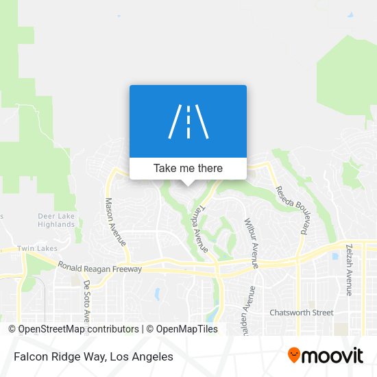 Falcon Ridge Way map