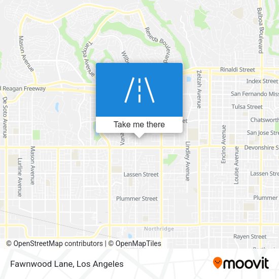 Mapa de Fawnwood Lane