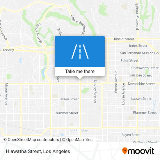 Hiawatha Street map