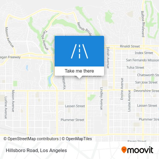 Mapa de Hillsboro Road