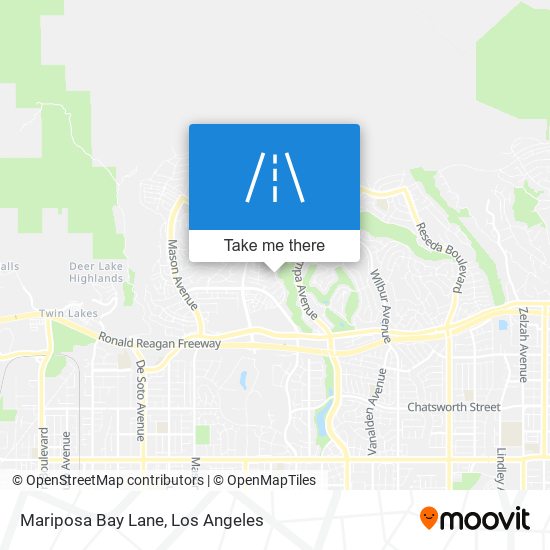 Mapa de Mariposa Bay Lane