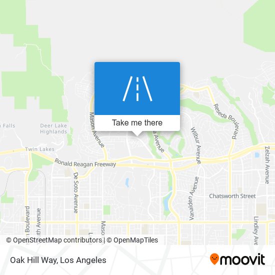 Mapa de Oak Hill Way