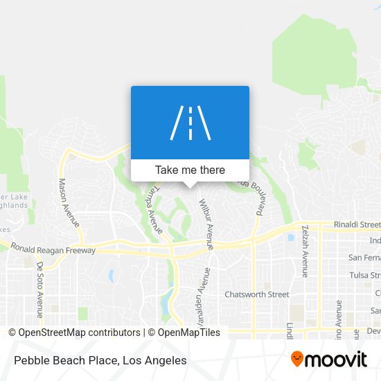 Pebble Beach Place map