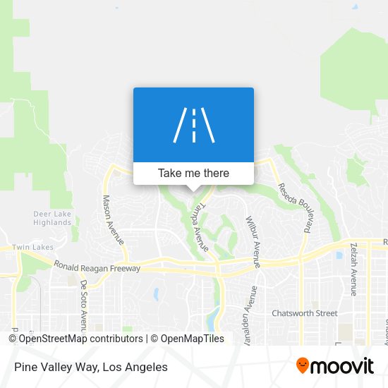 Pine Valley Way map