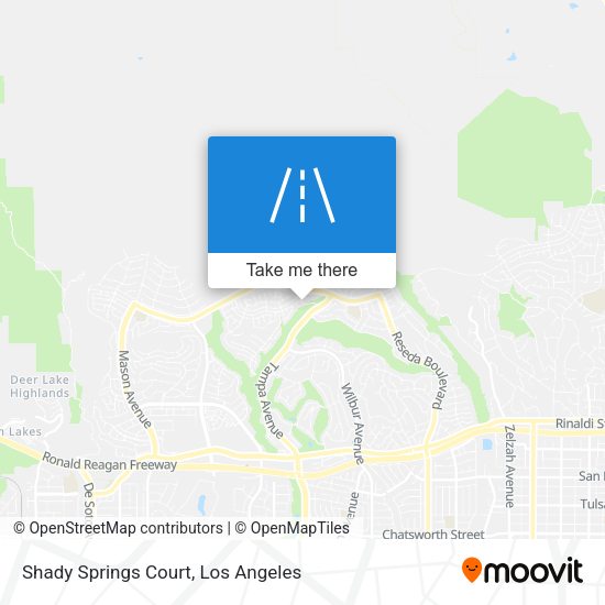 Shady Springs Court map