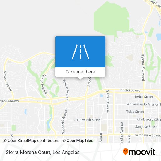 Sierra Morena Court map