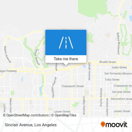Sinclair Avenue map