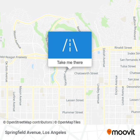 Springfield Avenue map