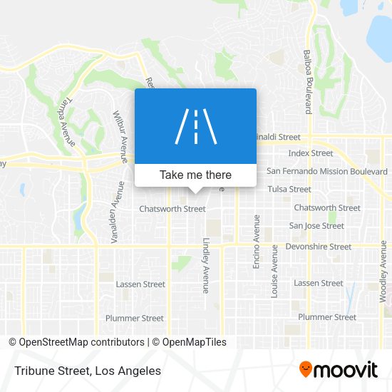 Mapa de Tribune Street
