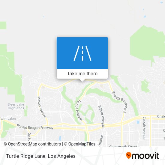 Turtle Ridge Lane map