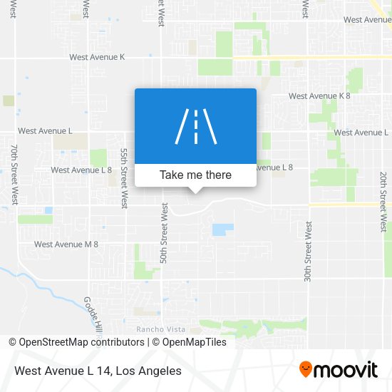West Avenue L 14 map