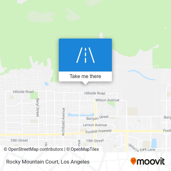 Mapa de Rocky Mountain Court