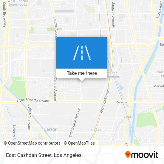 East Cashdan Street map