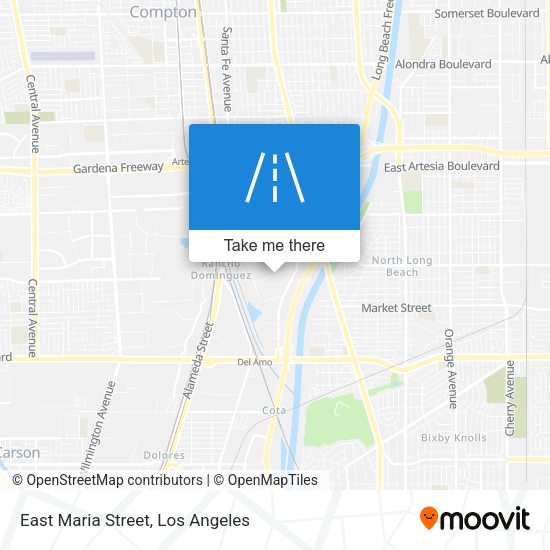 East Maria Street map