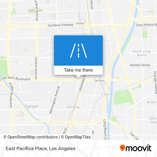 East Pacifica Place map